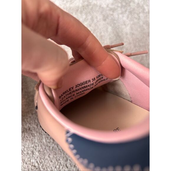 NWOB Back 70 Jogger Z sneakers in camel, navy, and pink Sz 38, $180 - Picture 8 of 10